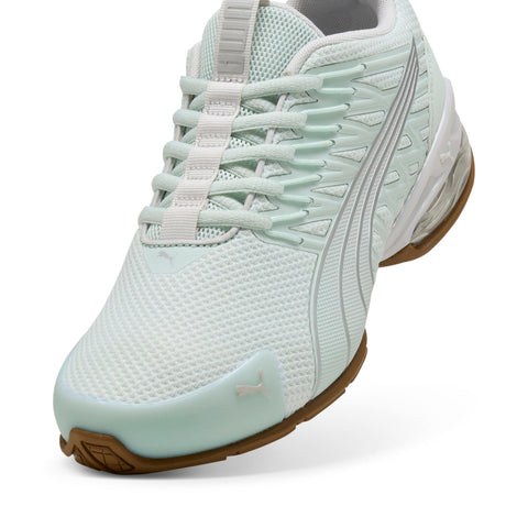 Puma Voltaic Evo 30972013 Womens Blue Mesh Lace Up Athletic Running Shoes