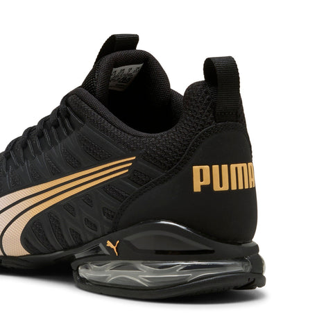 Puma Voltaic Evo 30972016 Womens Black Mesh Lace Up Athletic Running Shoes