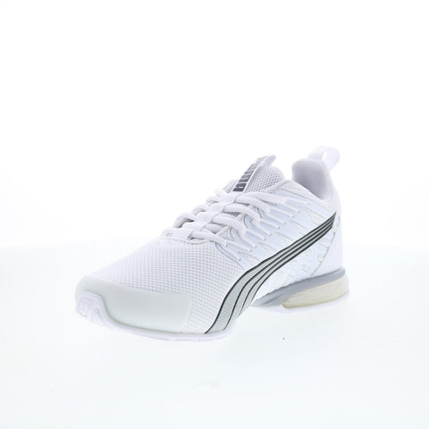 Puma Voltaic Evo 30972031 Womens White Canvas Athletic Running Shoes