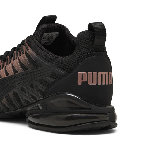 Puma Voltaic Evo 30972033 Womens Black Mesh Lace Up Athletic Running Shoes