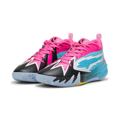 Puma Scoot Zeros Northern Lights Mens Pink Athletic Basketball Shoes