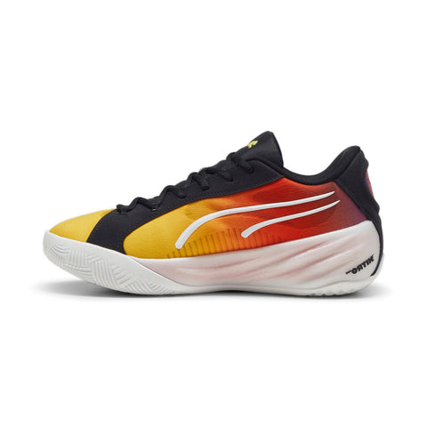 Men\'s 10 - Puma ALL NITRO Showtime Basketball-Yellow Sizzle/Purple Glimmer Men main image 3