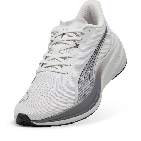 Puma Darter Pro 31015218 Mens Gray Canvas Lace Up Athletic Running Shoes