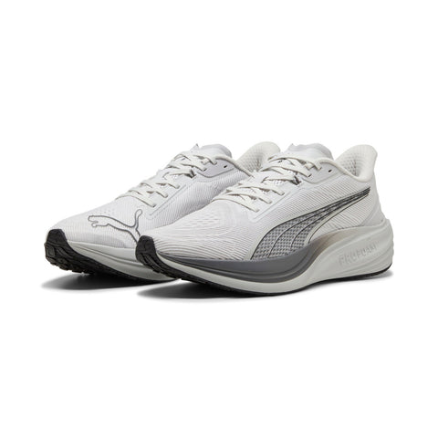 Puma Darter Pro 31015218 Mens Gray Canvas Lace Up Athletic Running Shoes