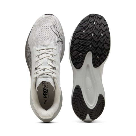 Puma Darter Pro 31015218 Mens Gray Canvas Lace Up Athletic Running Shoes