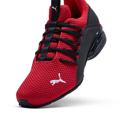 Puma Axelion Two-Tone Wide 31049801 Mens Red Wide Athletic Running Shoes