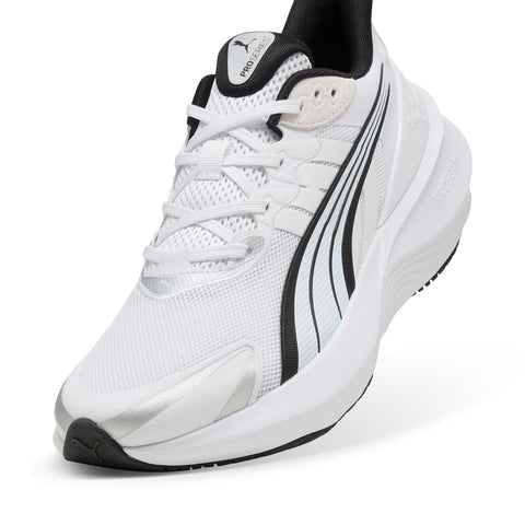 Puma Pulse Pro 31078006 Mens White Mesh Lace Up Athletic Running Shoes