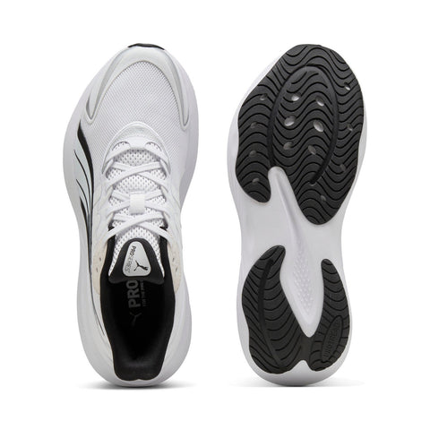 Puma Pulse Pro 31078006 Mens White Mesh Lace Up Athletic Running Shoes