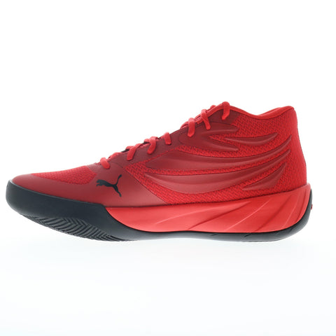Puma Court Pro 31082902 Mens Red Mesh Athletic Basketball Shoes