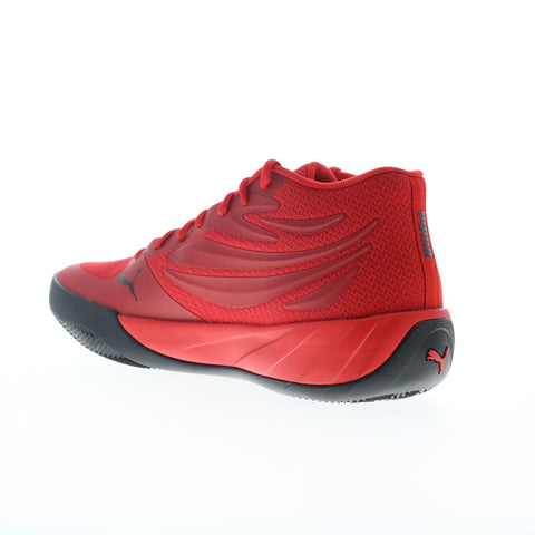 Puma Court Pro 31082902 Mens Red Mesh Athletic Basketball Shoes