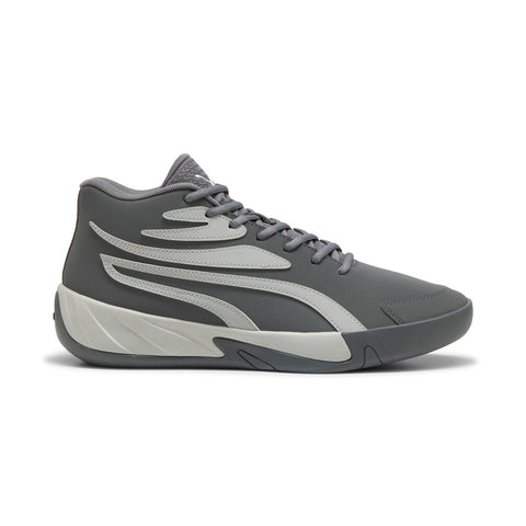 Puma Court Pro Nubuck 31113702 Mens Gray Lace Up Athletic Basketball Shoes