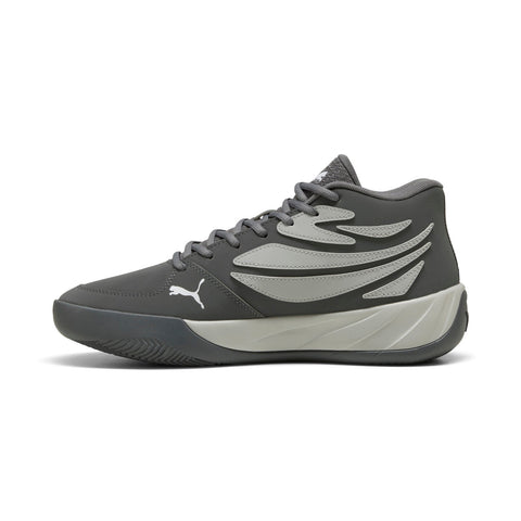 Puma Court Pro Nubuck 31113702 Mens Gray Lace Up Athletic Basketball Shoes