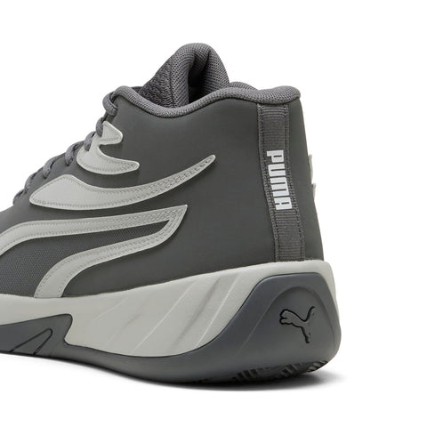 Puma Court Pro Nubuck 31113702 Mens Gray Lace Up Athletic Basketball Shoes