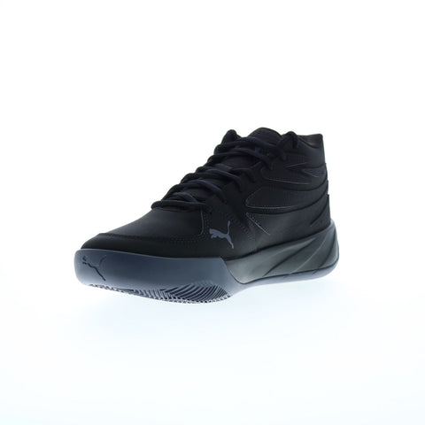 Puma Court Pro Nubuck Mens Black Nubuck Athletic Basketball Shoes