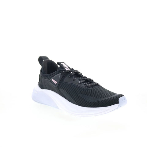 Puma Cell Thrill 31122416 Womens Black Canvas Lace Up Athletic Running Shoes