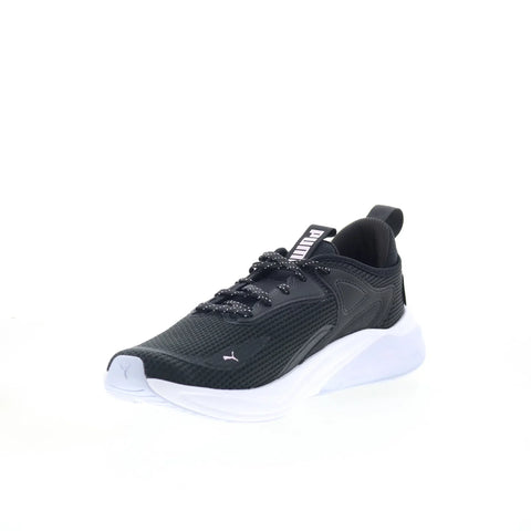 Puma Cell Thrill 31122416 Womens Black Canvas Lace Up Athletic Running Shoes