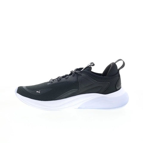 Puma Cell Thrill 31122416 Womens Black Canvas Lace Up Athletic Running Shoes