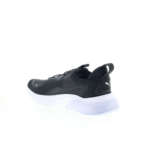 Puma Cell Thrill 31122416 Womens Black Canvas Lace Up Athletic Running Shoes