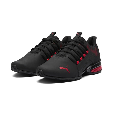 Puma Viz Runner Rapid NBK Sonic Drip Mens Black Athletic Running Shoes