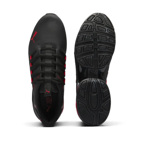 Puma Viz Runner Rapid NBK Sonic Drip Mens Black Athletic Running Shoes