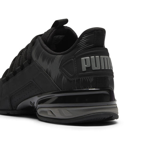 Puma Viz Runner Rapid NBK Sonic Drip Mens Black Wide Athletic Running Shoes