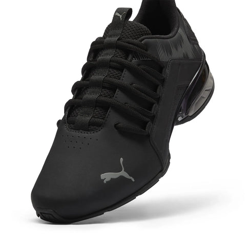 Puma Viz Runner Rapid NBK Sonic Drip Mens Black Wide Athletic Running Shoes