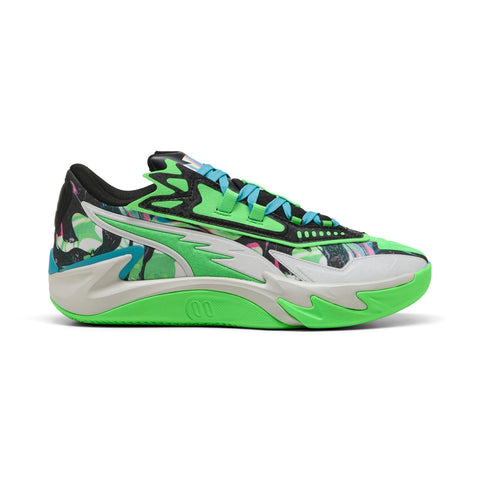 Puma Scoot Zeros II 2K 31134901 Mens Green Athletic Basketball Shoes