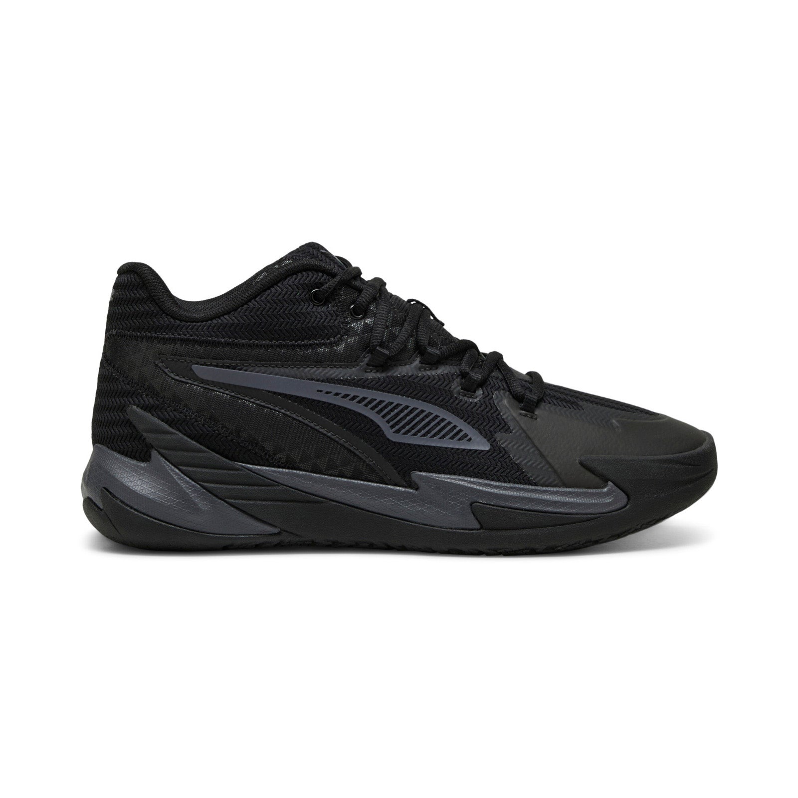 Puma Dagger 31135305 Mens Black Canvas Lace Up Athletic Basketball
