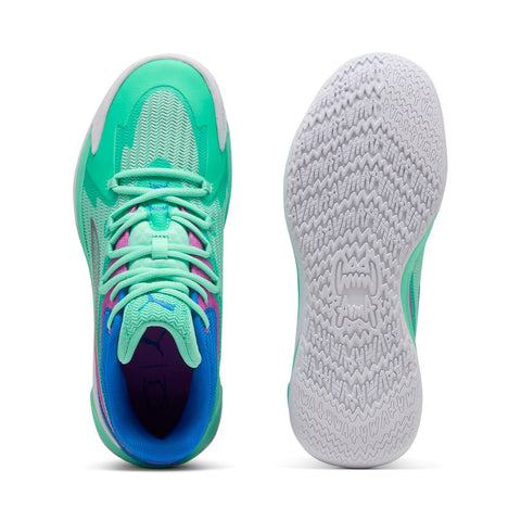 Puma Dagger 31135306 Mens Green Synthetic Athletic Basketball Shoes