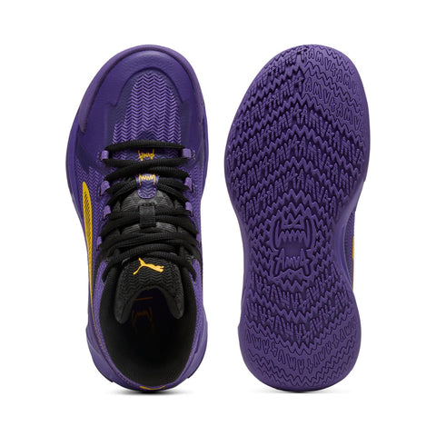 Puma Dagger 31135307 Mens Purple Synthetic Athletic Basketball Shoes