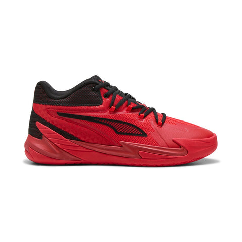 Puma Dagger 31135308 Mens Red Synthetic Lace Up Athletic Basketball Shoes