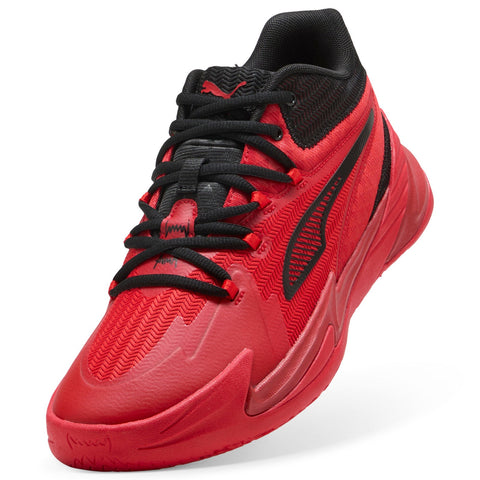 Puma Dagger 31135308 Mens Red Synthetic Lace Up Athletic Basketball Shoes