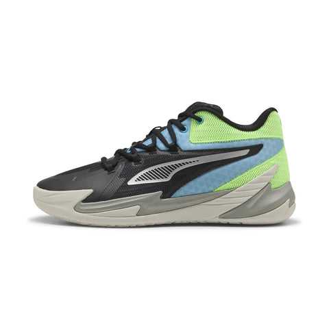 Puma Dagger 31135309 Mens Black Canvas Lace Up Athletic Basketball Shoes