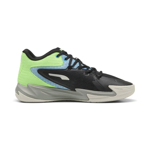 Puma Dagger 31135309 Mens Black Canvas Lace Up Athletic Basketball Shoes