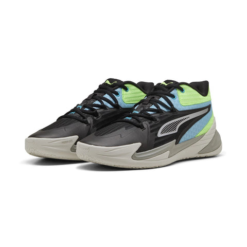 Puma Dagger 31135309 Mens Black Canvas Lace Up Athletic Basketball Shoes