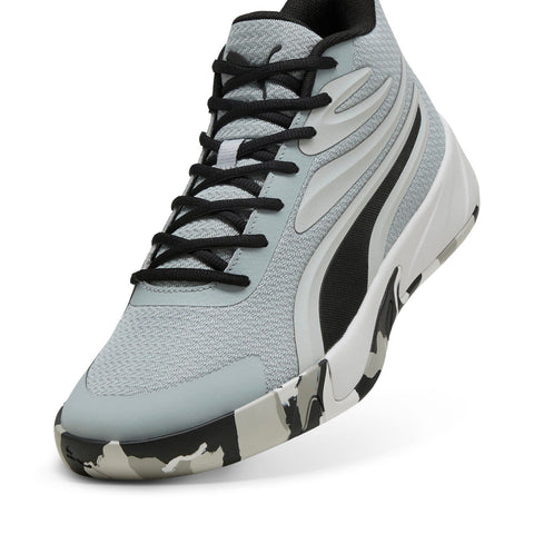 Puma Court Pro Marble 31139401 Mens Gray Canvas Athletic Basketball Shoes