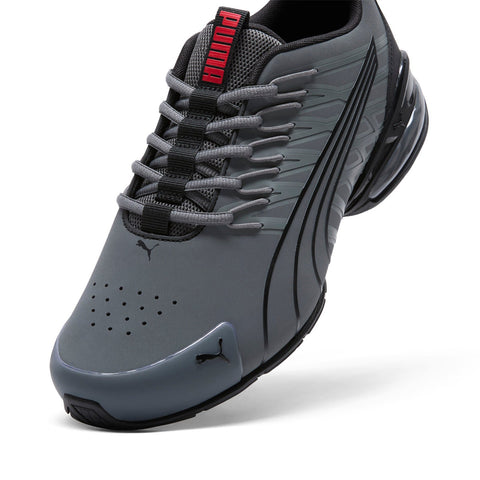 Puma Voltaic Evo Nubuck 31171601 Mens Gray Nubuck Athletic Running Shoes