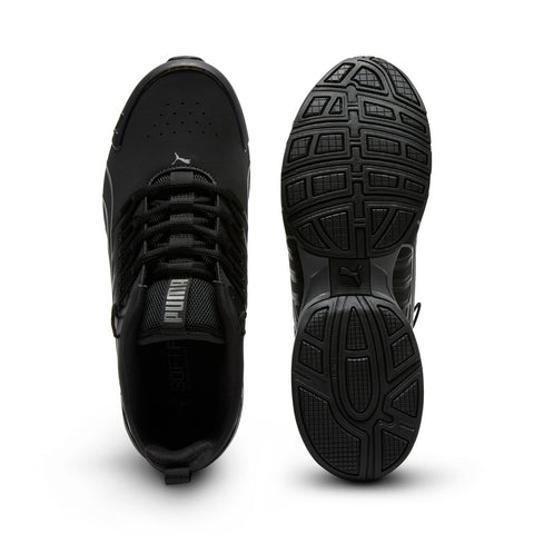 Puma Voltaic Evo Nubuck 31171602 Mens Black Nubuck Athletic Running Shoes