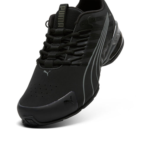 Puma Voltaic Evo Nubuck 31171602 Mens Black Nubuck Athletic Running Shoes