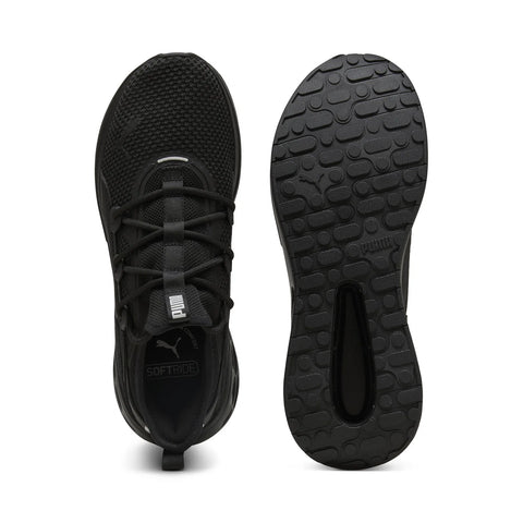 Puma Softride Frequence Street 31172701 Mens Black Athletic Running Shoes