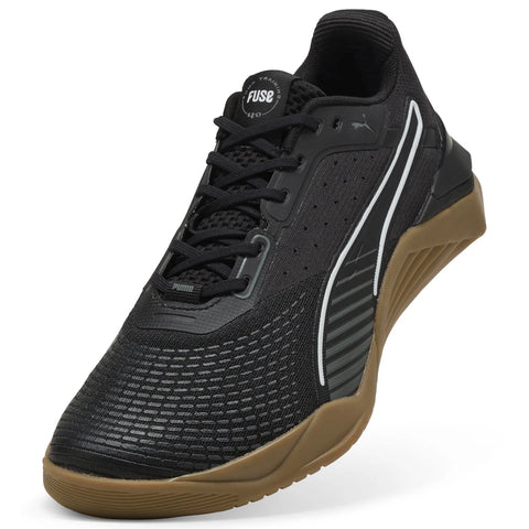 Puma Fuse 4.0 31173306 Mens Black Leather Athletic Cross Training Shoes