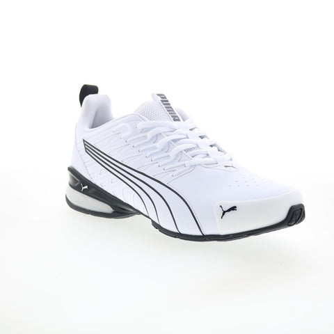 Puma Voltaic Evo Leather 31197601 Mens White Athletic Running Shoes