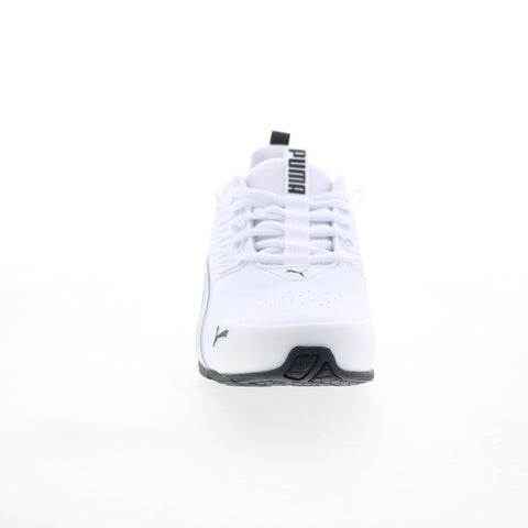 Puma Voltaic Evo Leather 31197601 Mens White Athletic Running Shoes