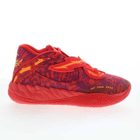 Puma Lamelo Ball MB.05 Crowd Surf Mens Red Athletic Basketball Shoes