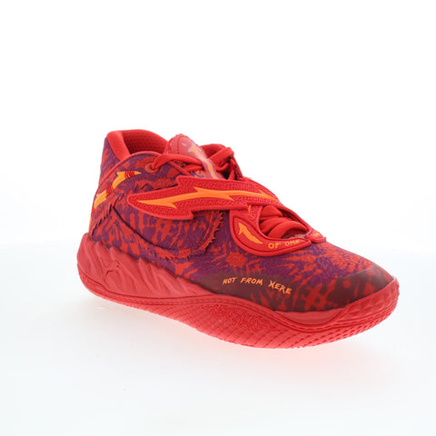 Puma Lamelo Ball MB.05 Crowd Surf Mens Red Athletic Basketball Shoes