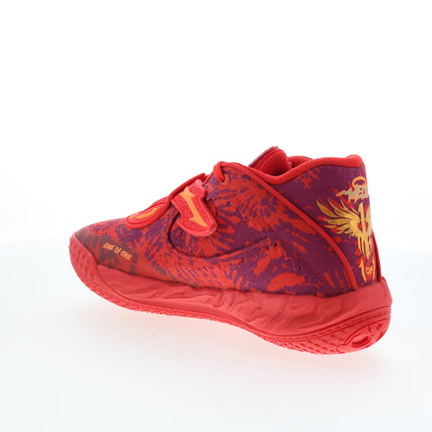 Puma Lamelo Ball MB.05 Crowd Surf Mens Red Athletic Basketball Shoes