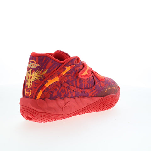 Puma Lamelo Ball MB.05 Crowd Surf Mens Red Athletic Basketball Shoes