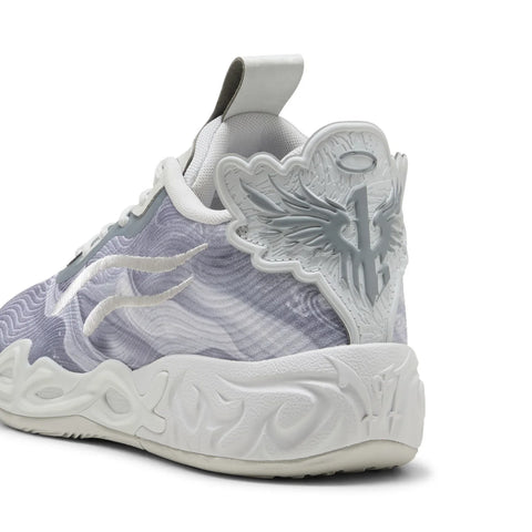 Puma Lamelo Ball MB.04 LO Team 31217403 Mens Gray Athletic Basketball Shoes