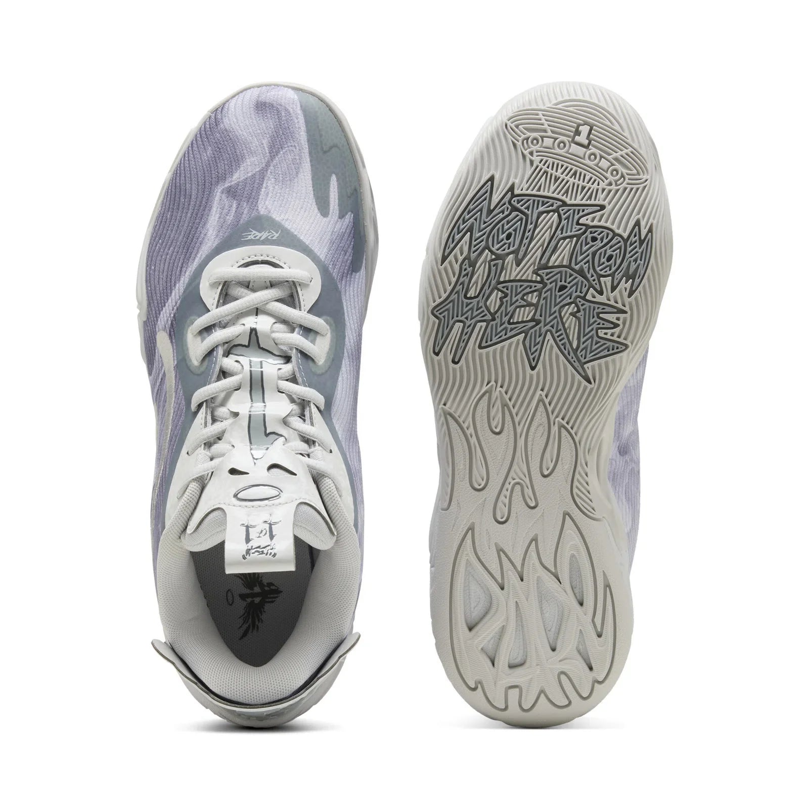 Puma Lamelo Ball MB.04 LO Team 31217403 Mens Gray Athletic
