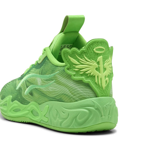 Puma Lamelo Ball MB.04 LO Team Mens Green Athletic Basketball Shoes